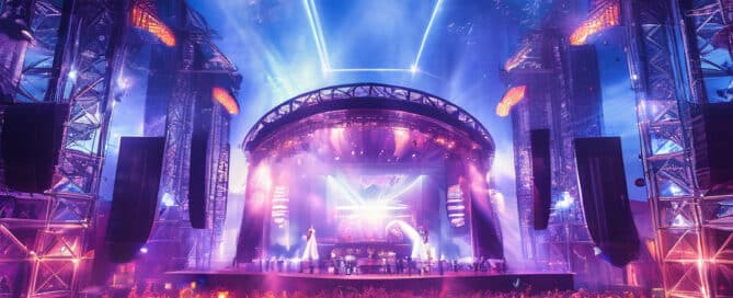 กำไลข้อมือ LED ในการแสดงดนตรีสด