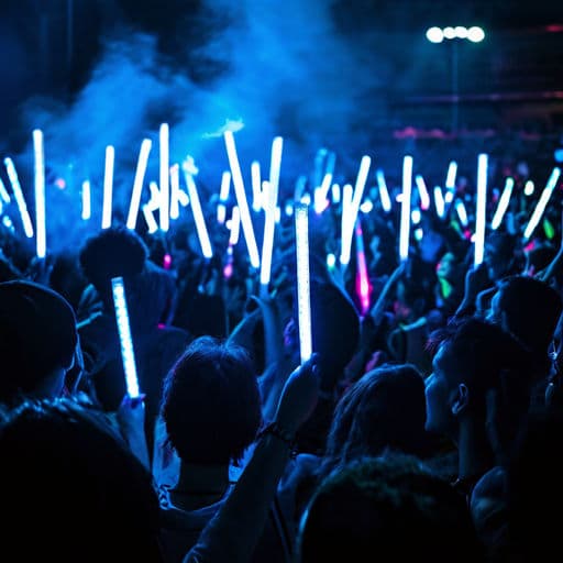 แท่งไฟ LED ในคอนเสิร์ต แท่งไฟ LED ในคอนเสิร์ต